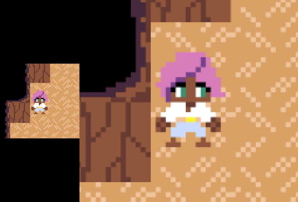 Anti-aliasing effect.